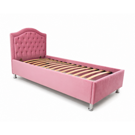 Pat pentru copii tapitat Amelia 90×200 cm A-12 Pat pentru copii tapitat Amelia 90×200 cm A-12